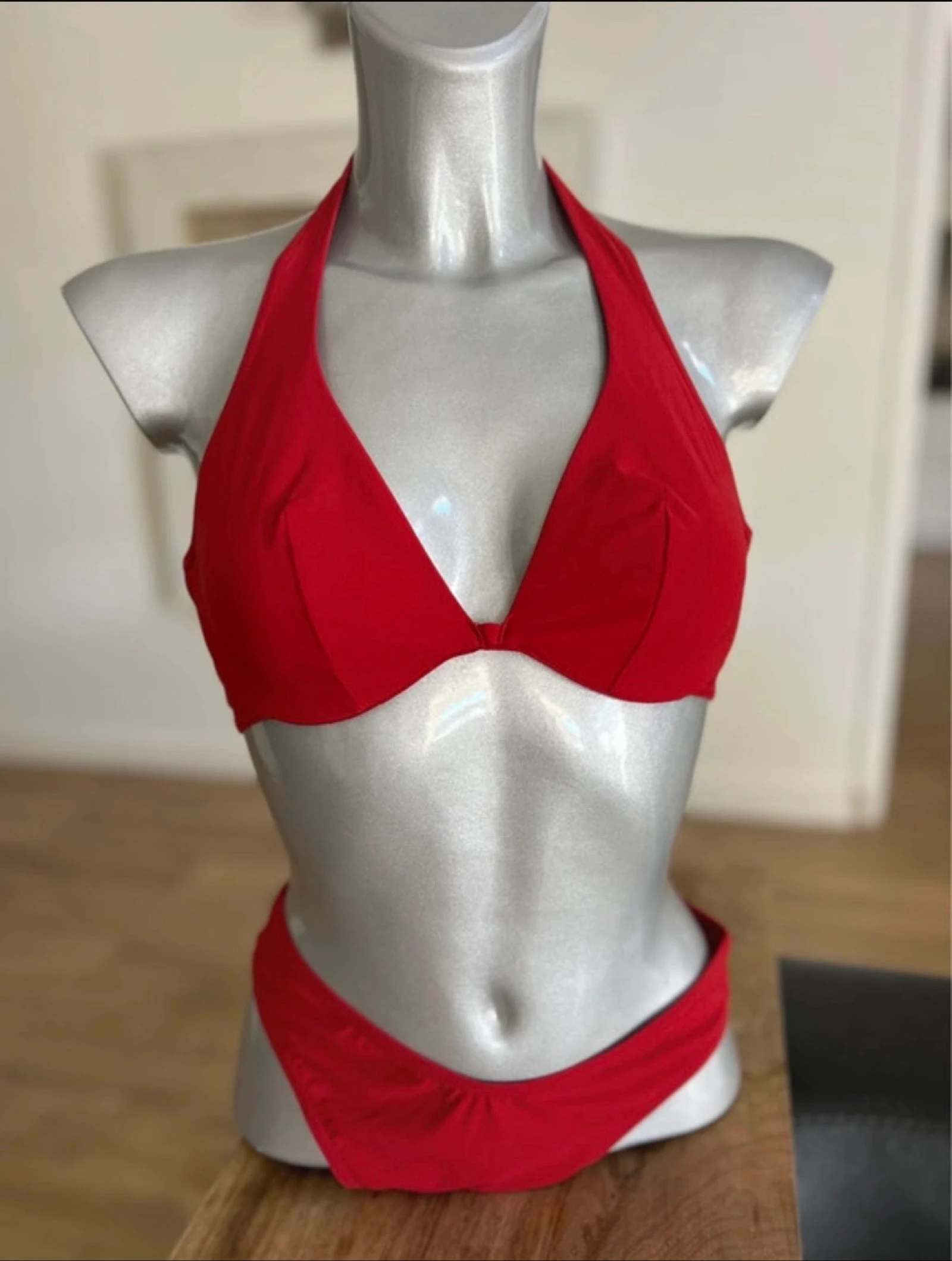 Bikini BENOA rouge – Triangle à armatures – Taille S – Neuf